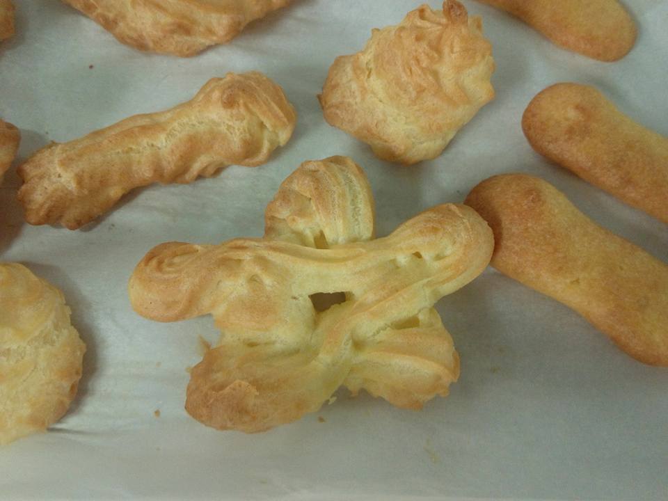 DIY Choux pastry - creme patissiere, coffee fondant, chantily cream2